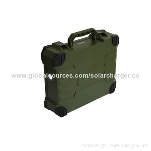 Portable Solar Power System Case with 100V AC or 12/5V DC Voltage